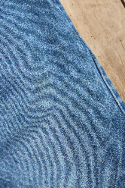 Vintage 1980s Levis 505 denim jeans - made in USA - small e red tab - 30” x 31”