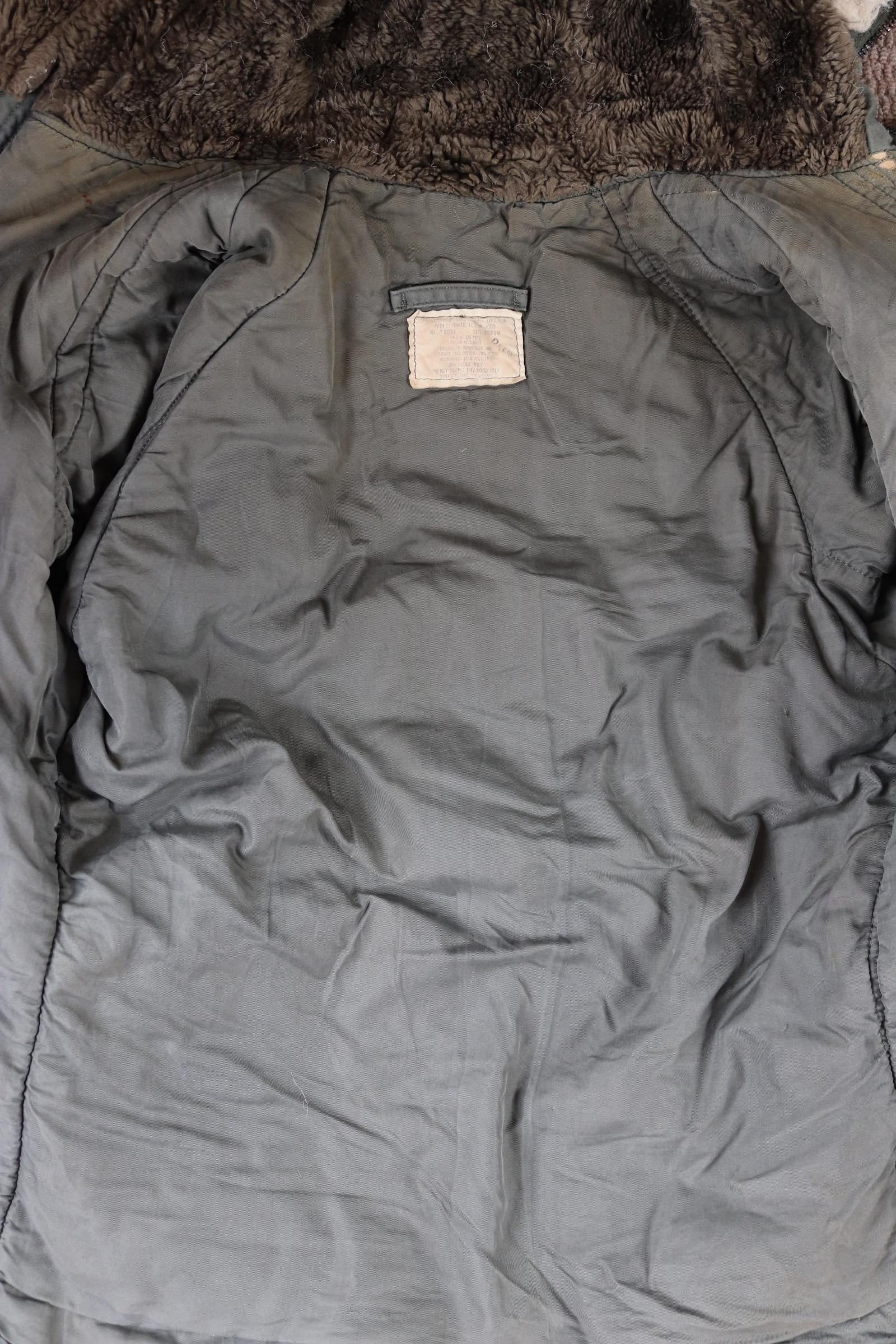 Vintage 1980s USAF N3B parka - US Air Force snorkel jacket - 48” chest