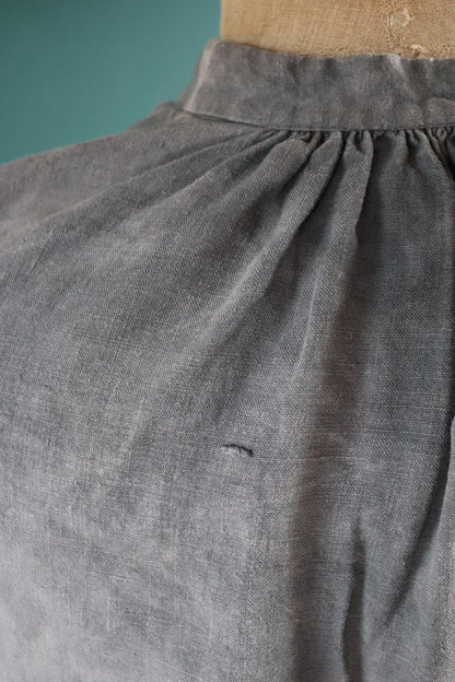 Vintage 1930s French workwear shirt - linen smock - 56” chest