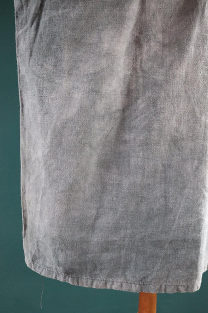 Vintage 1930s French workwear shirt - linen smock - 56” chest