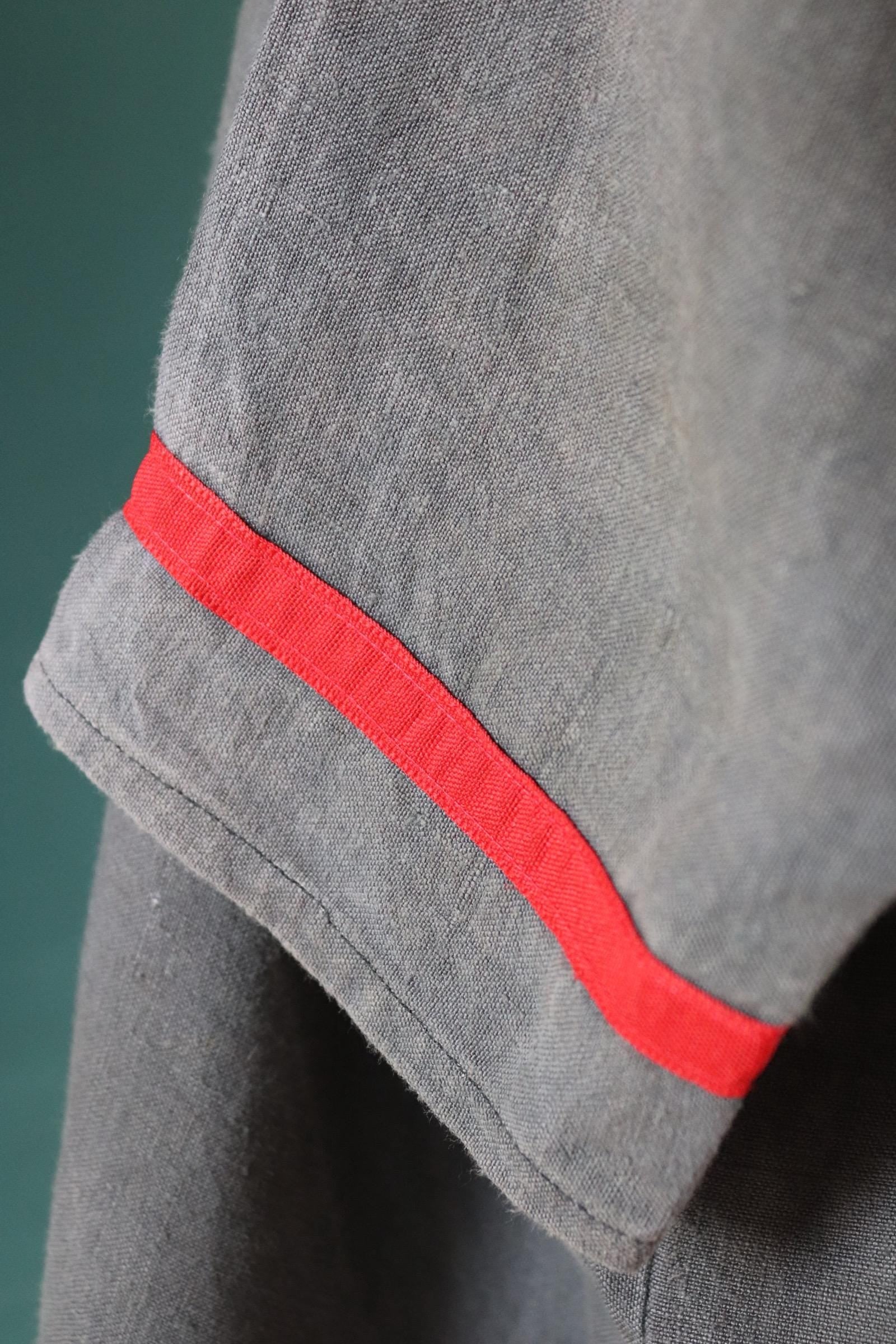 Vintage 1930s French workwear shirt - linen smock - 56” chest