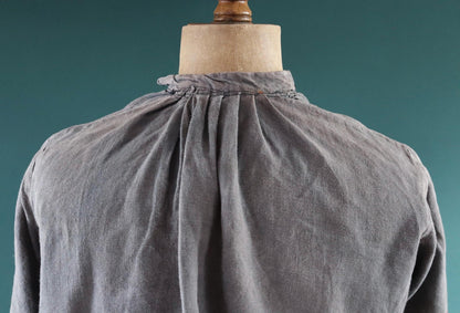 Vintage 1930s French workwear shirt - linen smock - 56” chest