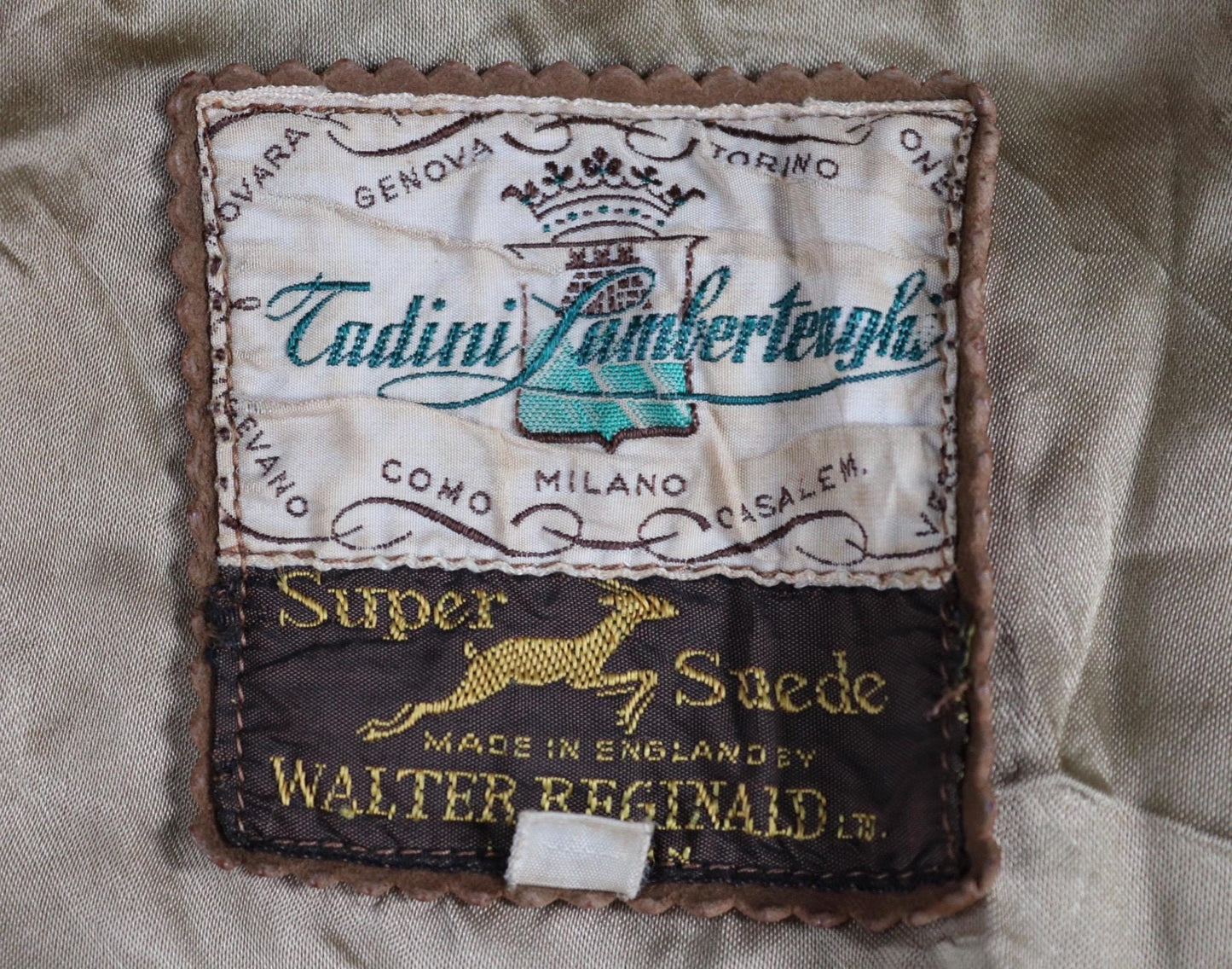 Vintage 1960s buckskin suede jacket - 46” chest