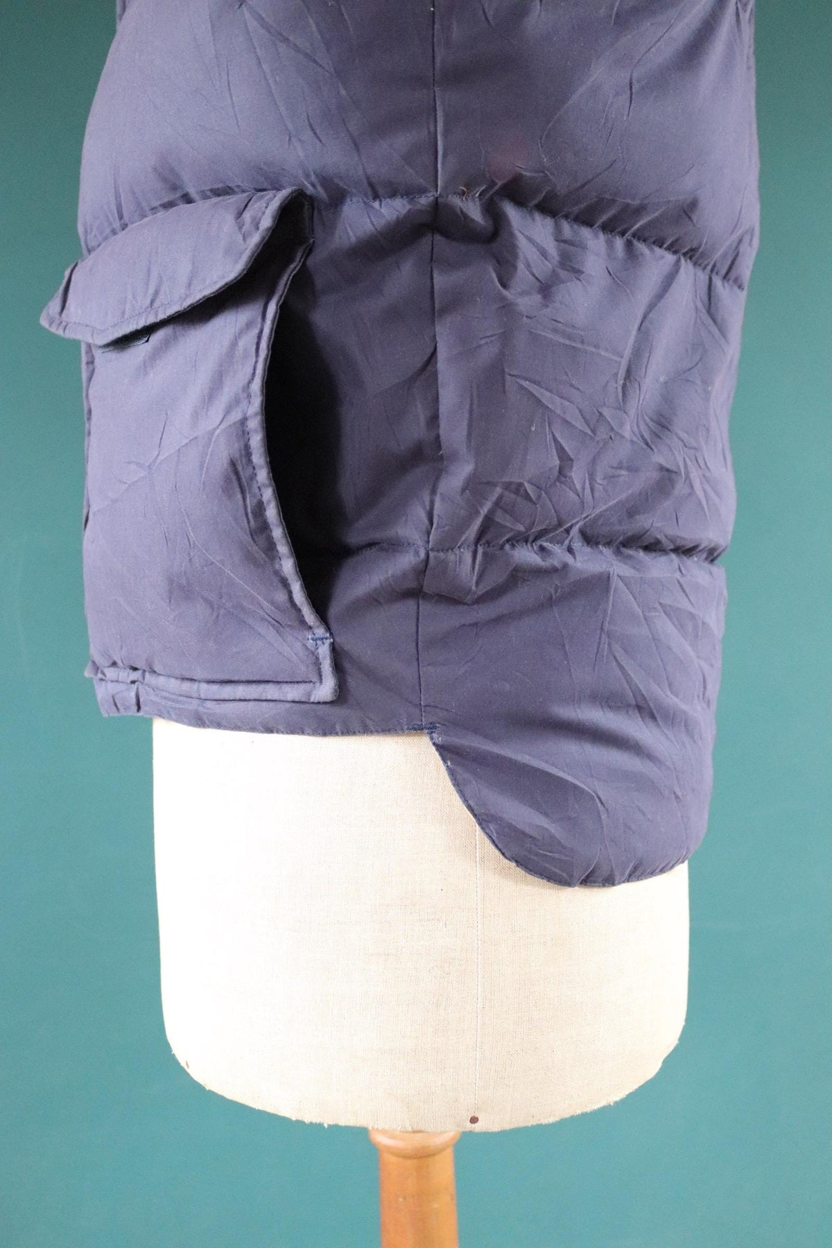 Vintage Wrangler down filled gilet - feather vest - padded waistcoat - 46" chest