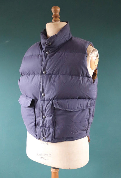 Vintage Wrangler down filled gilet - feather vest - padded waistcoat - 46" chest