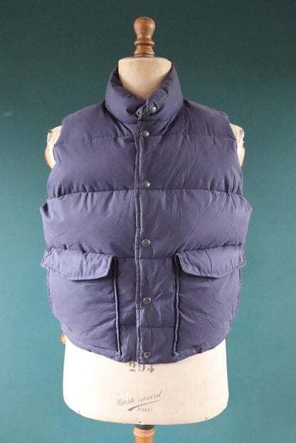 Vintage Wrangler down filled gilet - feather vest - padded waistcoat - 46" chest