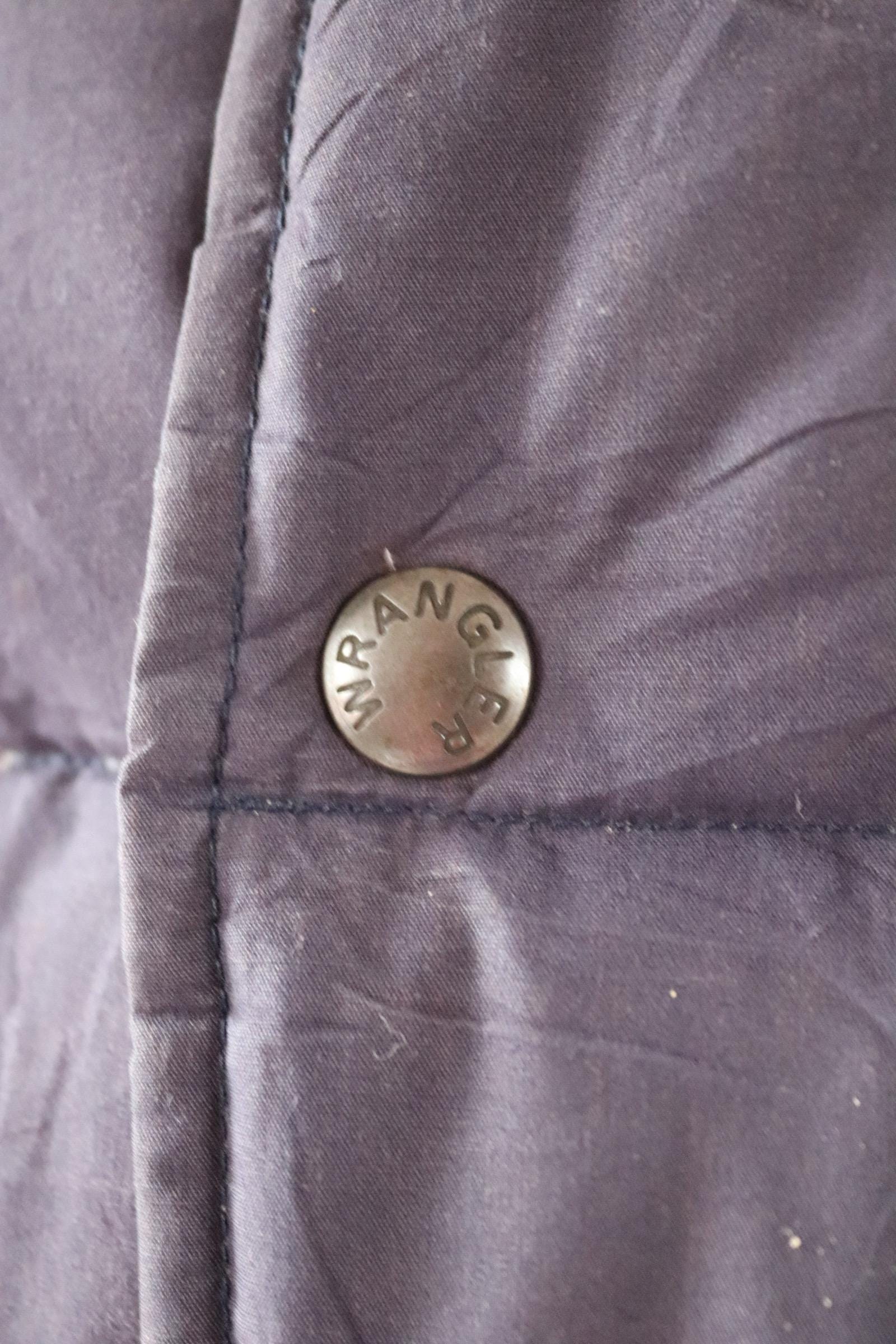 Vintage Wrangler down filled gilet - feather vest - padded waistcoat - 46" chest