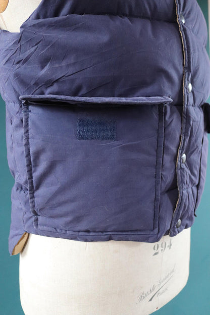 Vintage Wrangler down filled gilet - feather vest - padded waistcoat - 46" chest