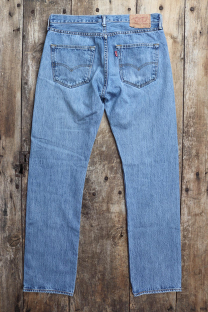 Vintage Levis 501 jeans - blue denim workwear - 33" x 33"