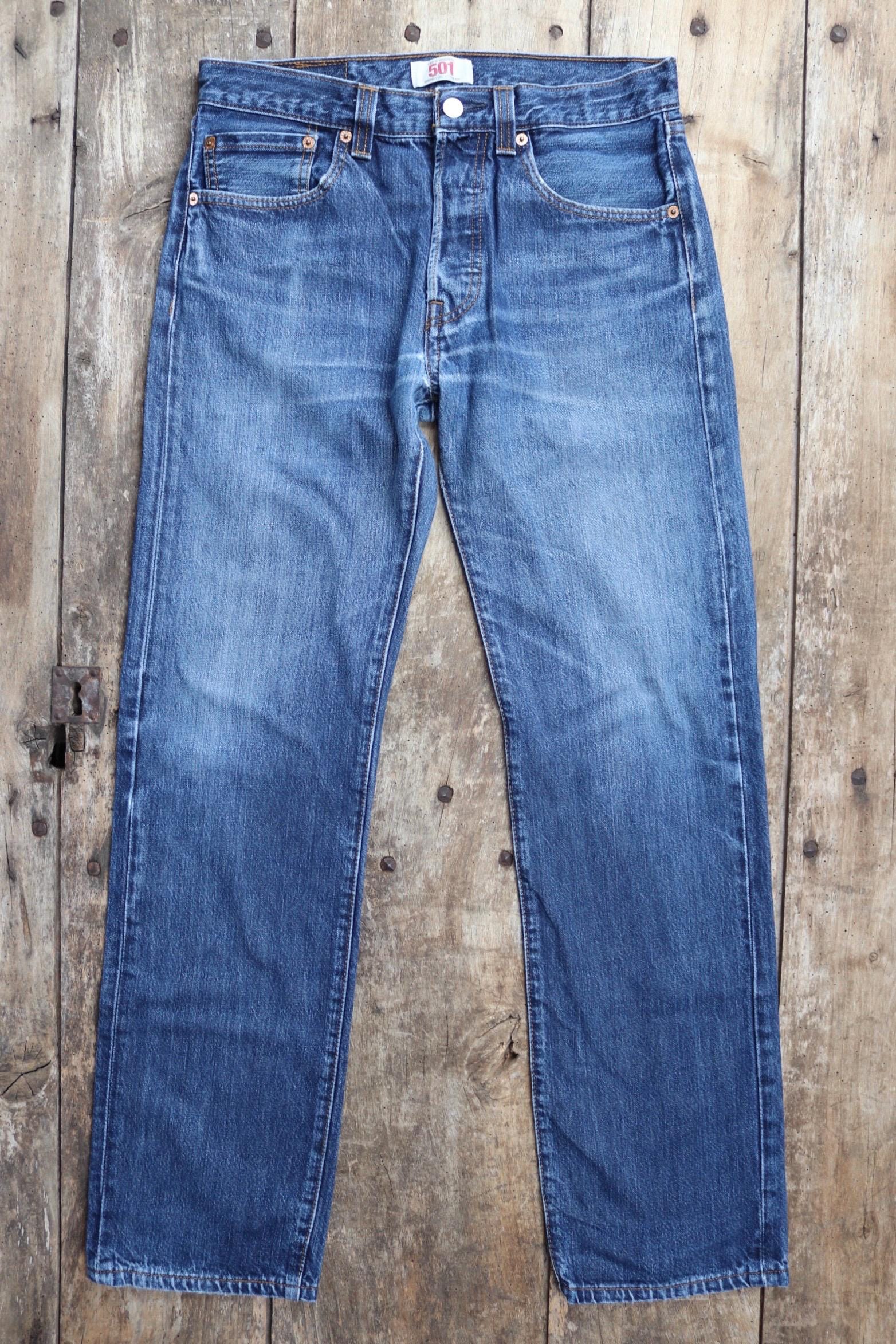 Vintage Levis 501 jeans - blue denim workwear - 31" x 32"