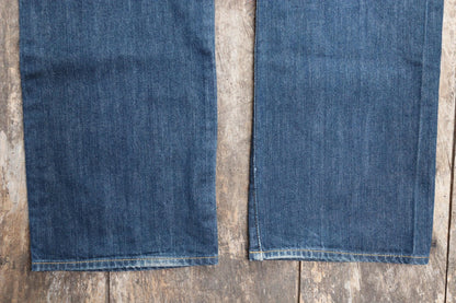 Vintage Levis 501 jeans - blue denim workwear - 35" x 34"