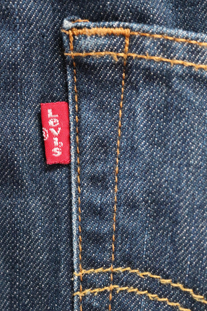 Vintage Levis 501 jeans - blue denim workwear - 35" x 34"
