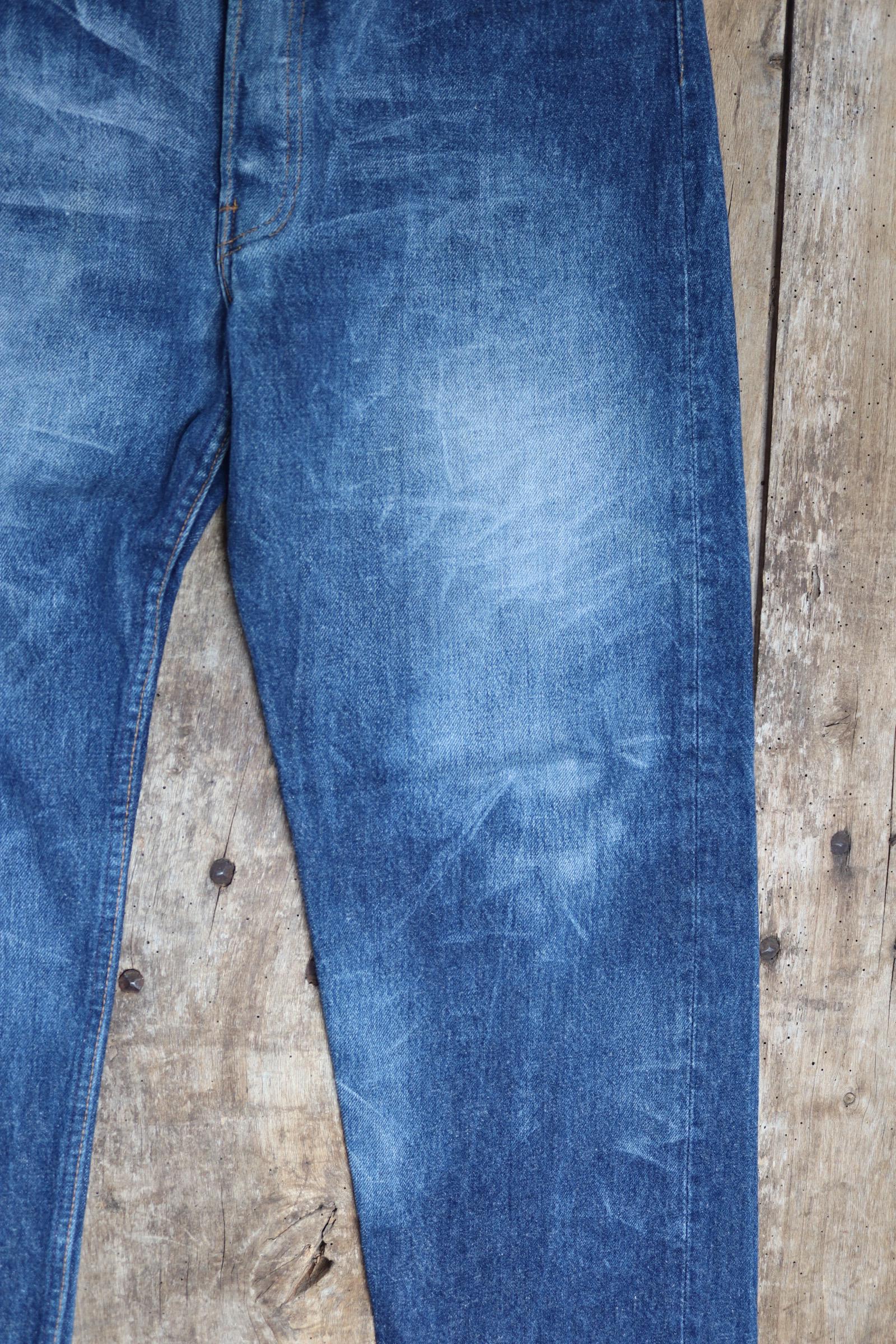 Vintage 1980s Levis 501 denim jeans - made in USA - small e red tab - 35” x 30”