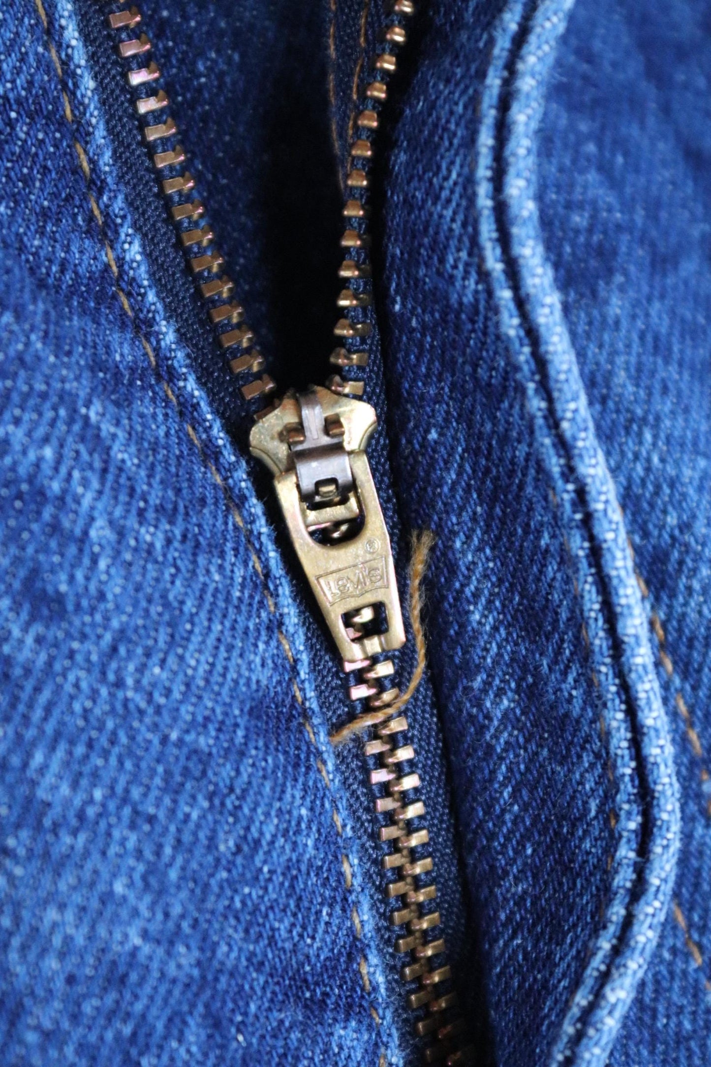 Vintage 1980s Levis 505 denim jeans - made in USA - small e red tab - 34” x 30”