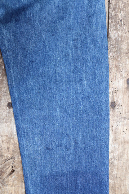 Vintage 1980s Levis 505 denim jeans - made in USA - small e red tab - 34” x 30”