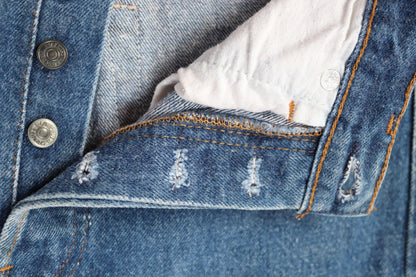 Vintage 1990s Levis 501xx denim jeans - made in USA - small e red tab - 34” x 29”