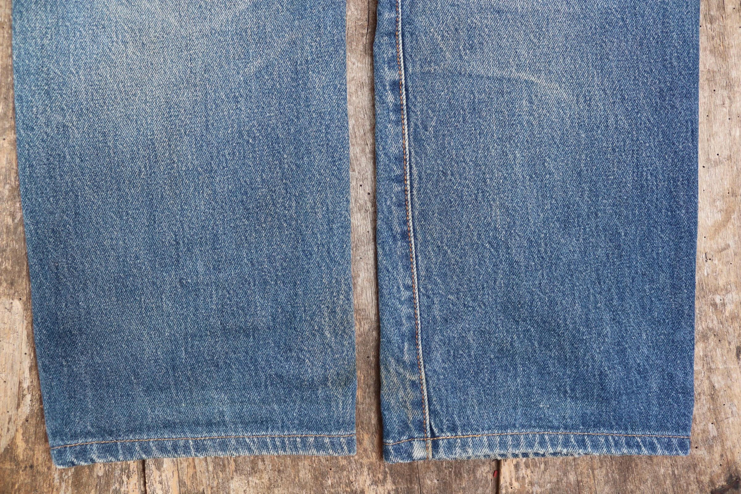 Vintage 1980s Levis 501 denim jeans - made in USA - small e red tab - Valencia St - 30” x 31”