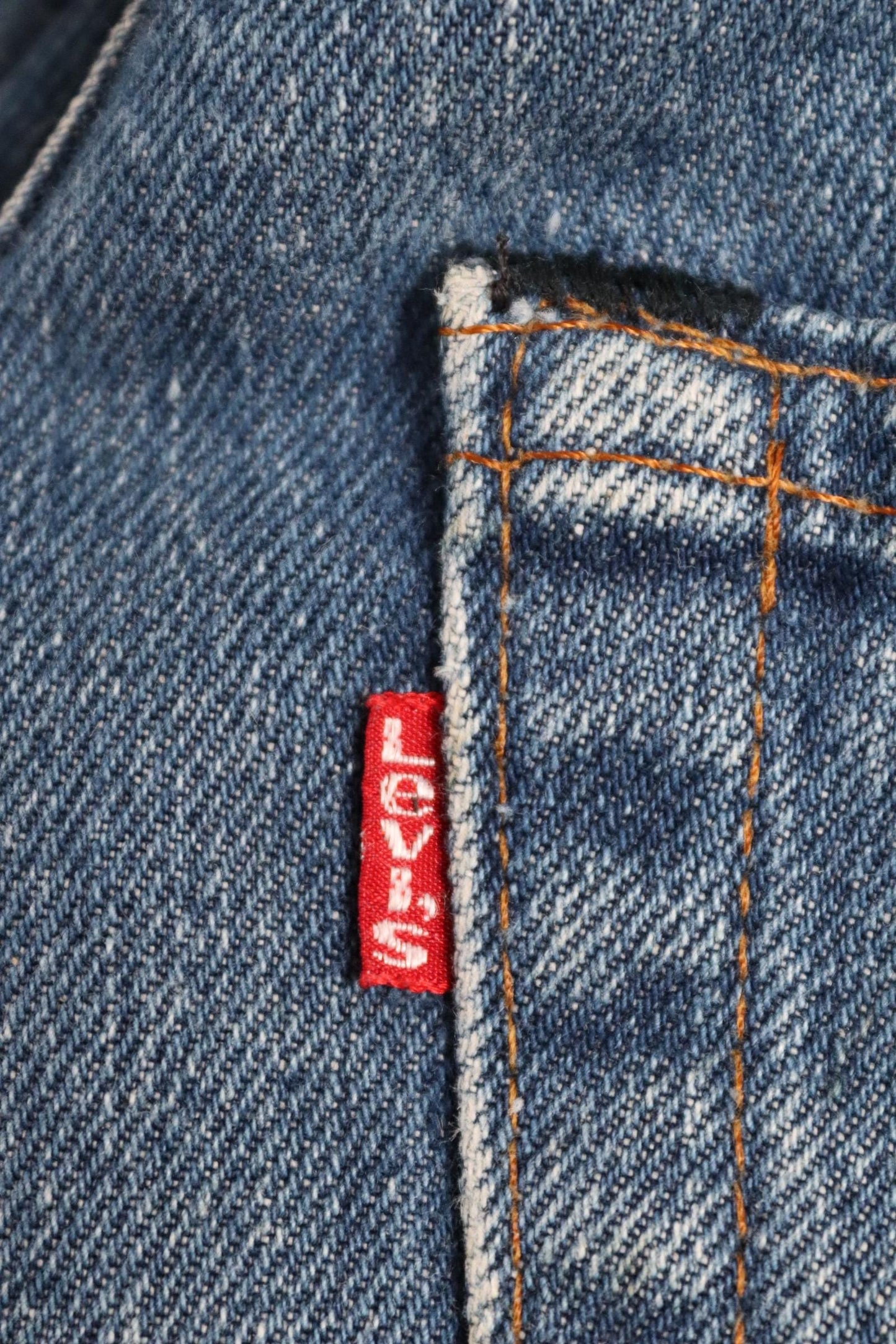 Vintage 1990s Levis 505 denim jeans - made in USA - small e red tab - 30” x 31”