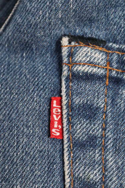 Vintage 1990s Levis 505 denim jeans - made in USA - small e red tab - 30” x 31”
