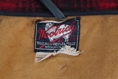 Vintage 1940s Woolrich plaid wool jacket - chore coat - hunting mackinaw - 51” chest