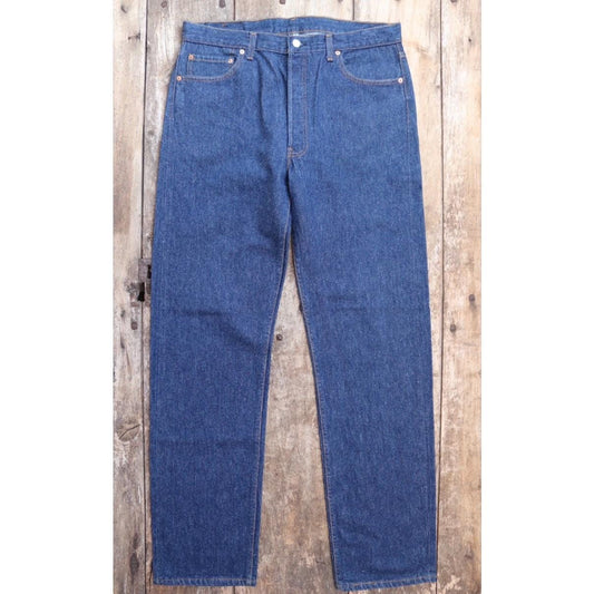 Vintage 1980s Levis 501 denim jeans - made in USA - small e red tab - 35” x 35”