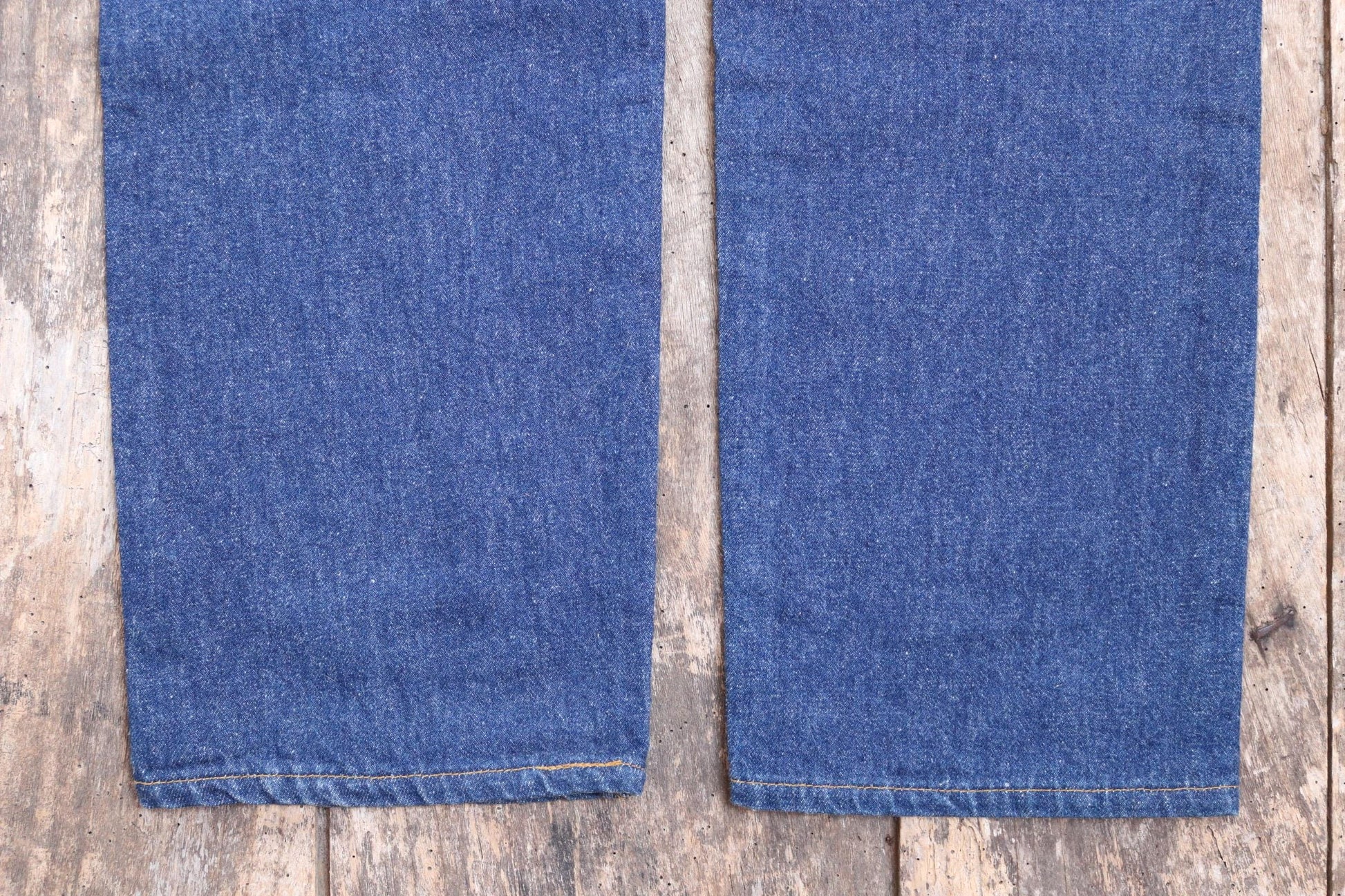 Vintage 1980s Levis 501 denim jeans - made in USA - small e red tab - 35” x 35”