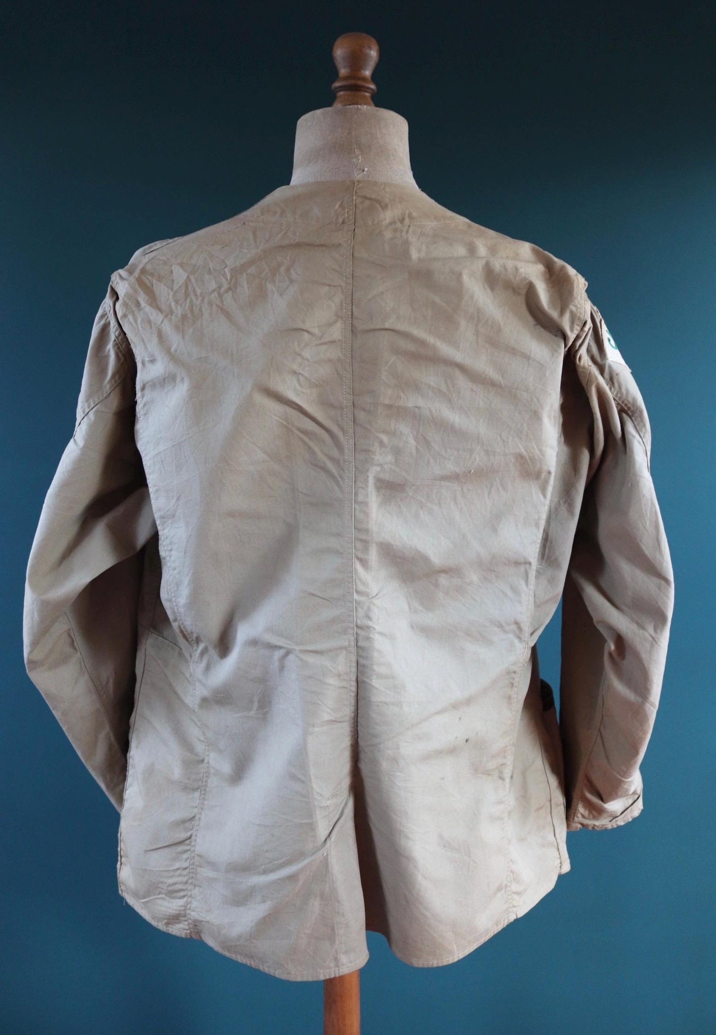 Vintage 1950s shooting jacket - rifle club chain stitch patches - 50” chest