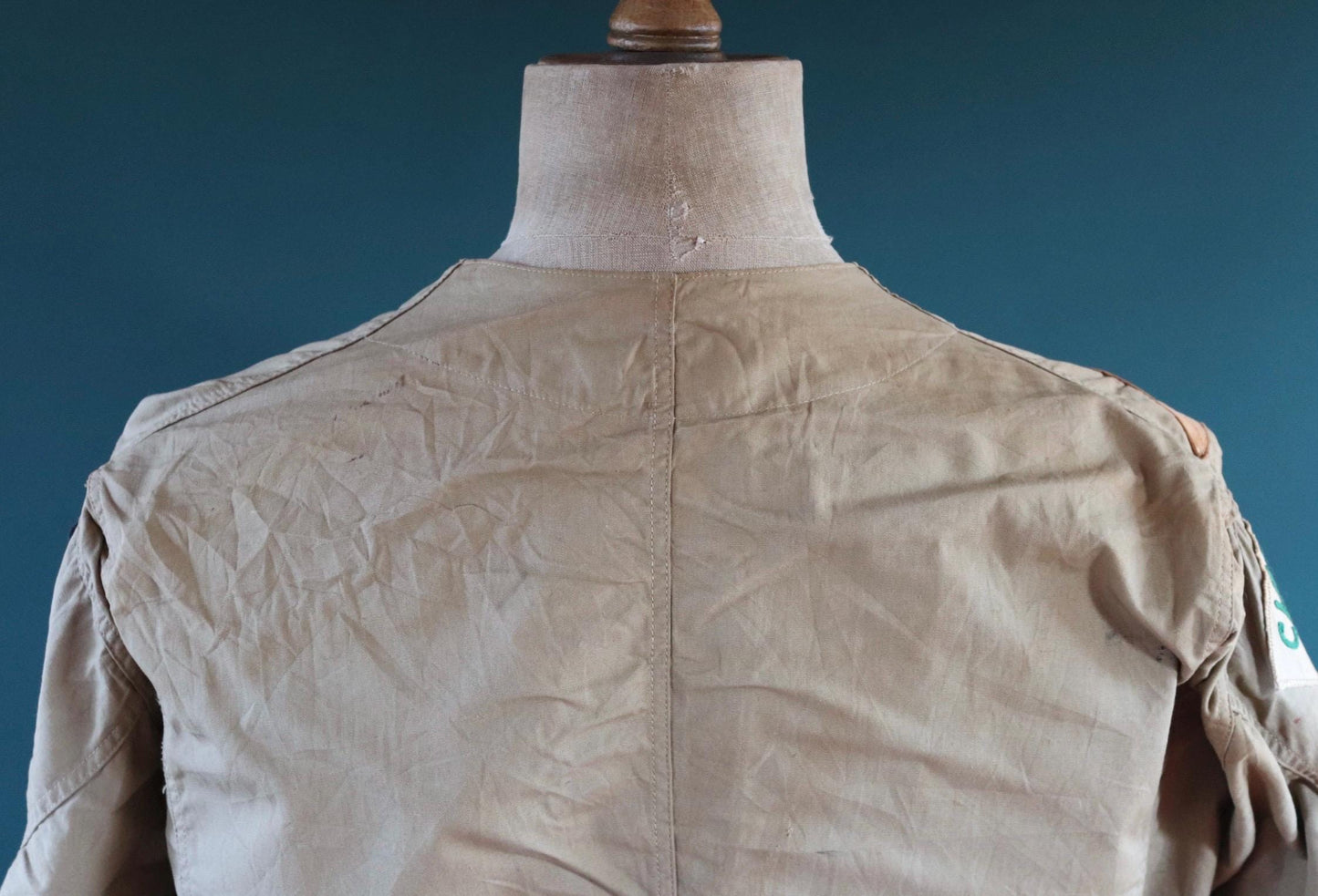 Vintage 1950s shooting jacket - rifle club chain stitch patches - 50” chest