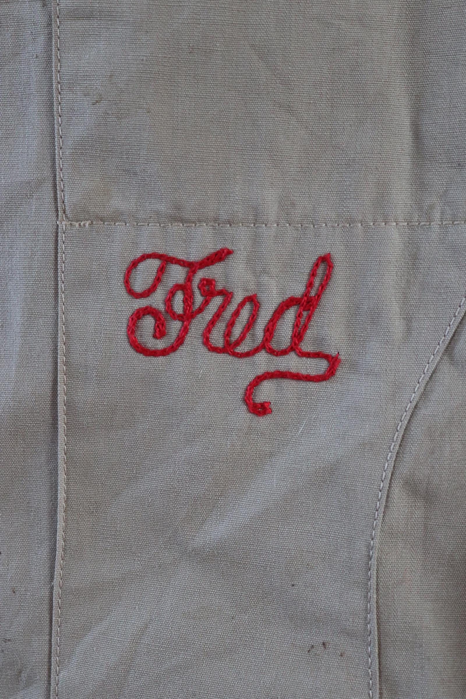 Vintage 1950s shooting jacket - rifle club chain stitch patches - 50” chest
