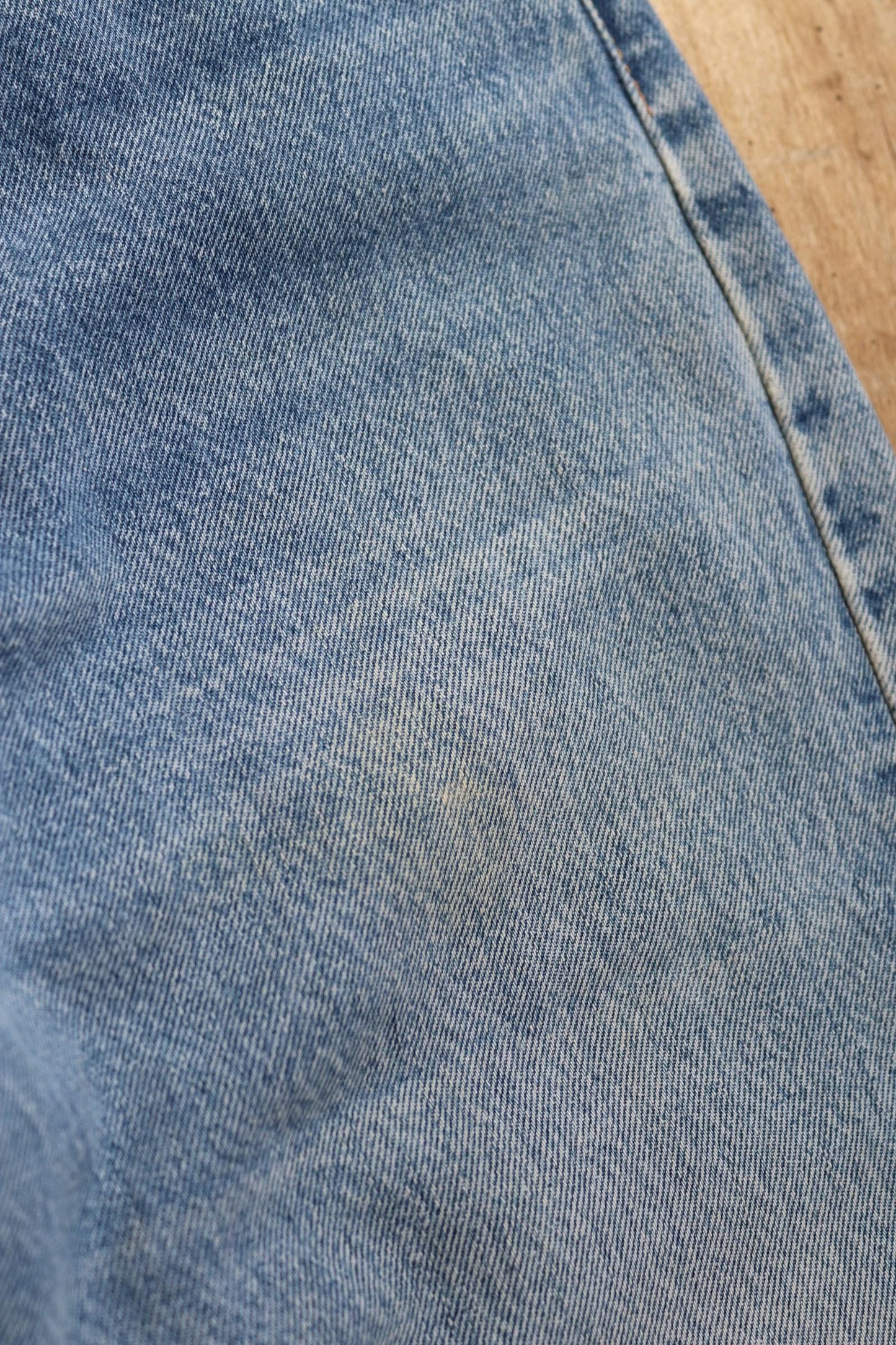 Vintage 1990s Levis 501 denim jeans - made in USA - small e red tab - 32” x 33”