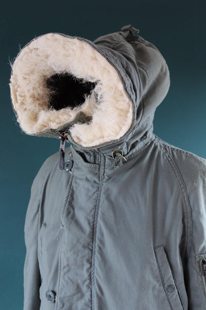 Vintage 1980s USAF N3B parka - US Air Force snorkel jacket - 48” chest