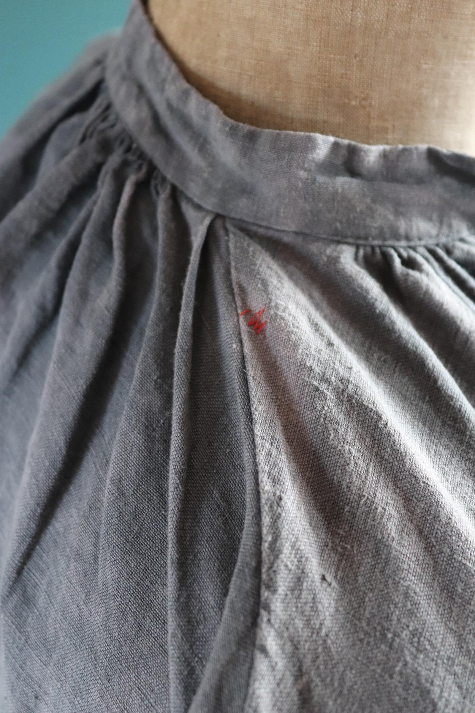 Vintage 1930s French workwear shirt - linen smock - 56” chest