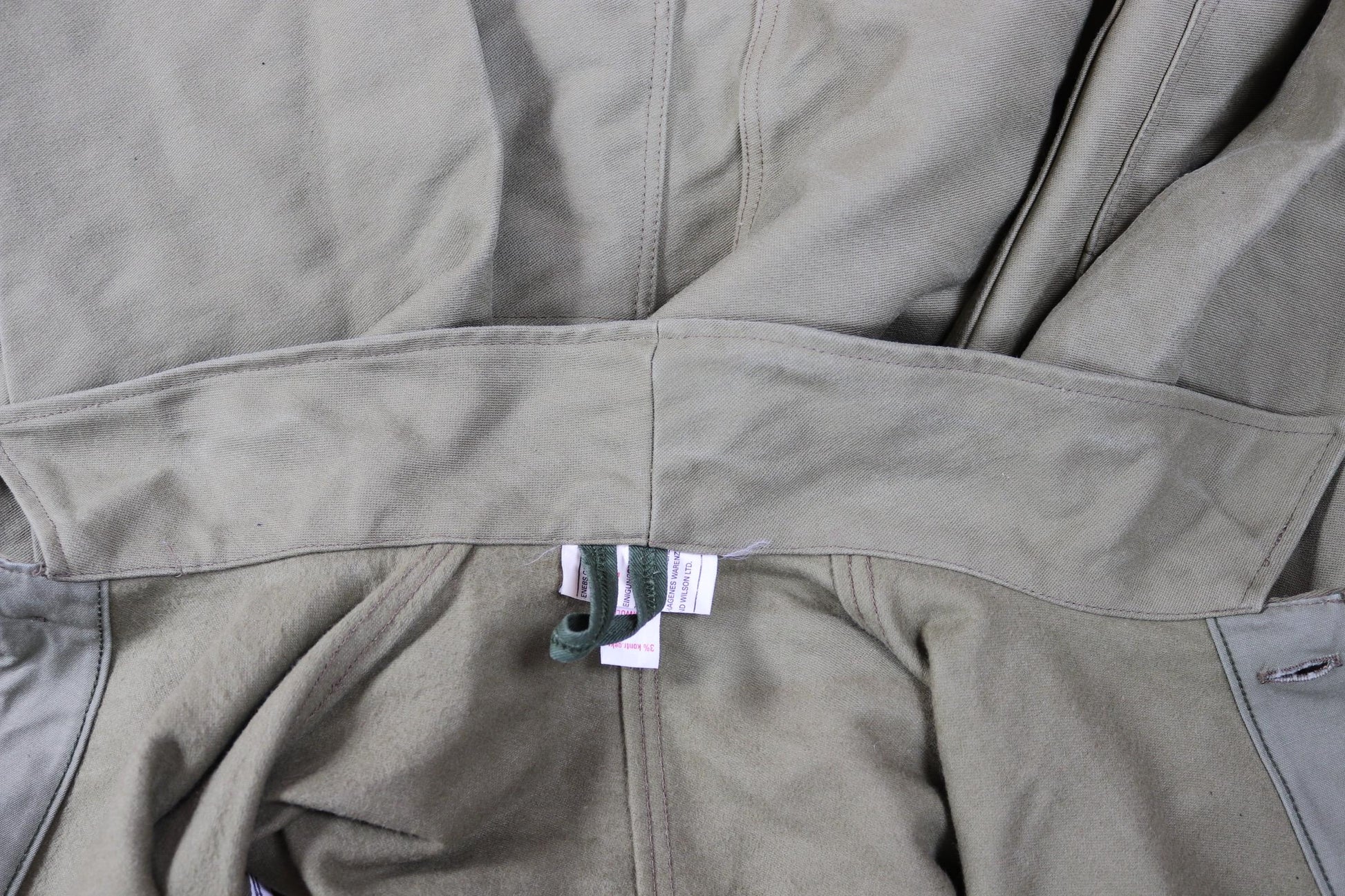 Vintage 1980s green moleskin workwear jacket - chore coat - 44" chest