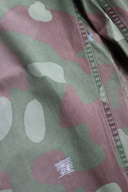 Vintage 1980s Finnish M62 camo trousers - reversible drawstring pants - 36” x 27”