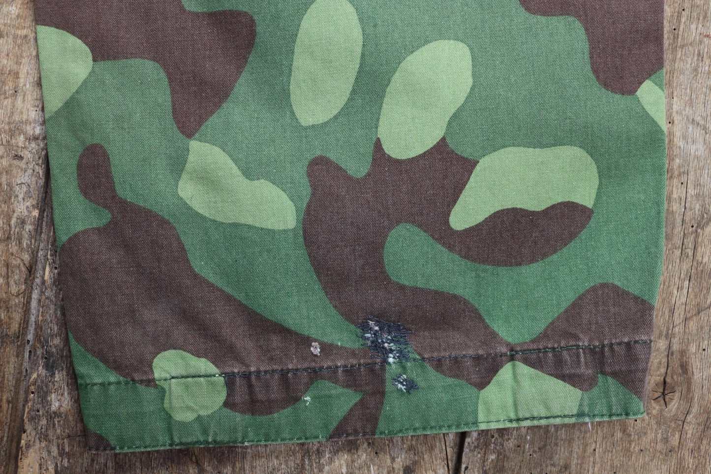 Vintage 1980s Finnish M62 camo trousers - windproof paratrooper pants - 37” x 27”