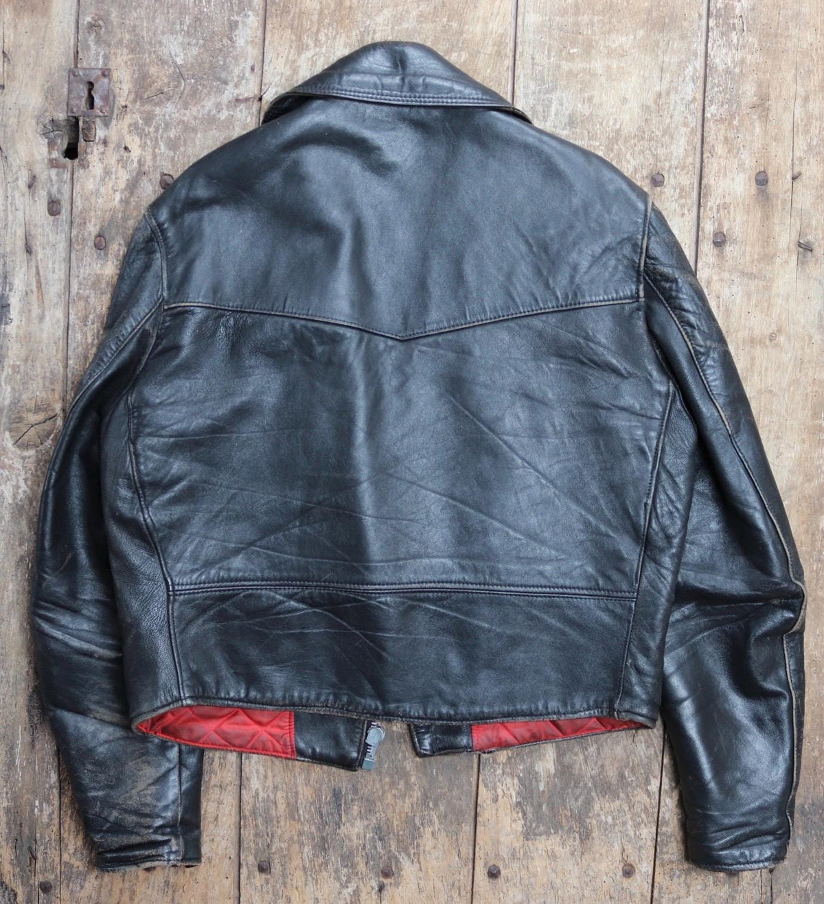 Vintage 1970s Lewis Leathers biker jacket - Lightning - Aviakit - 44" chest