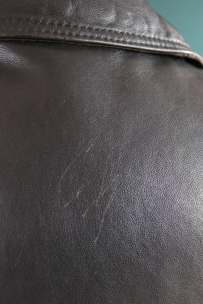 Vintage 1970s Lewis Leathers biker jacket - Lightning - Aviakit - 44" chest