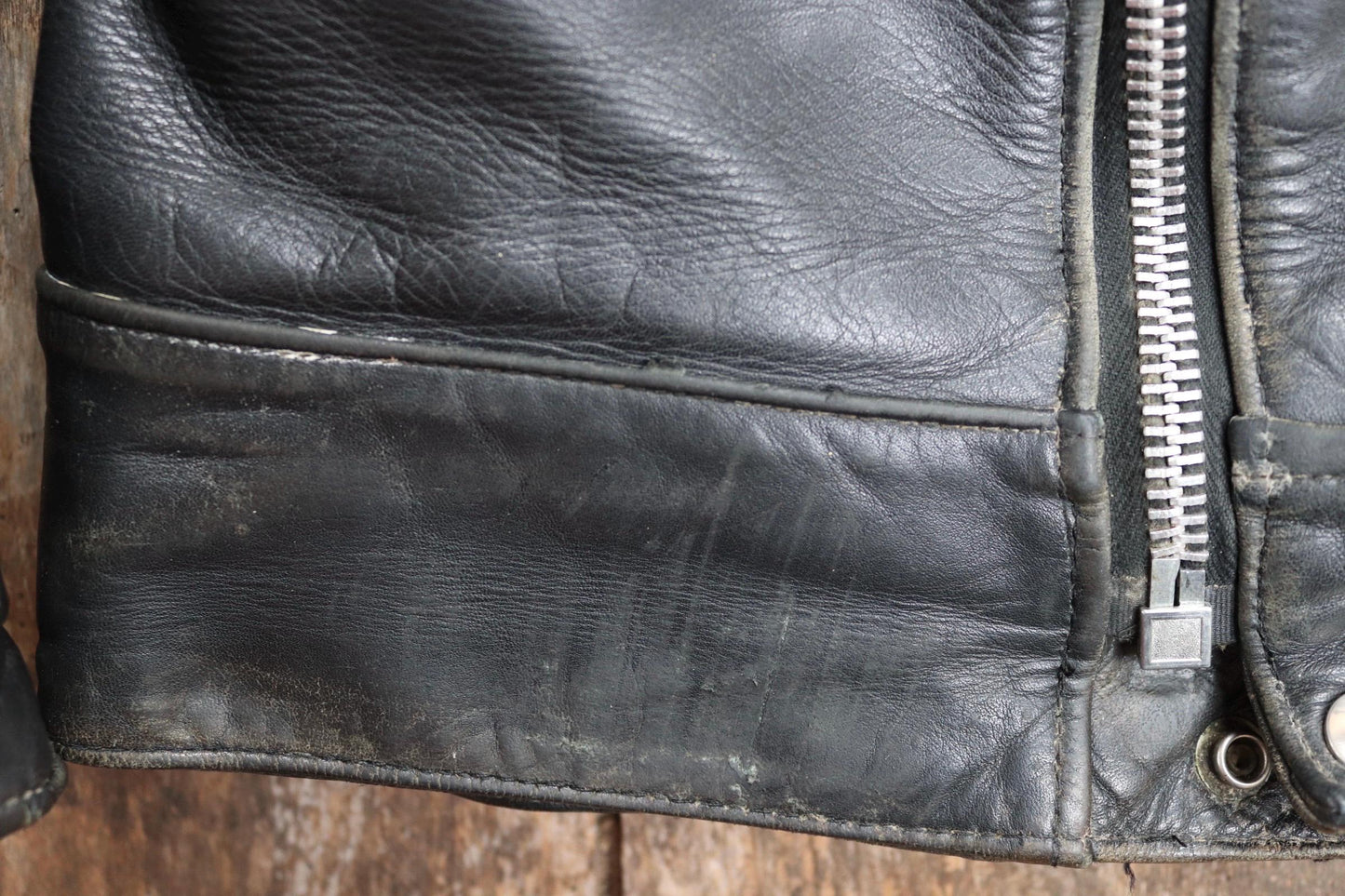 Vintage 1960s Lewis Leathers biker jacket - Super Monza - Aviakit - 40" chest