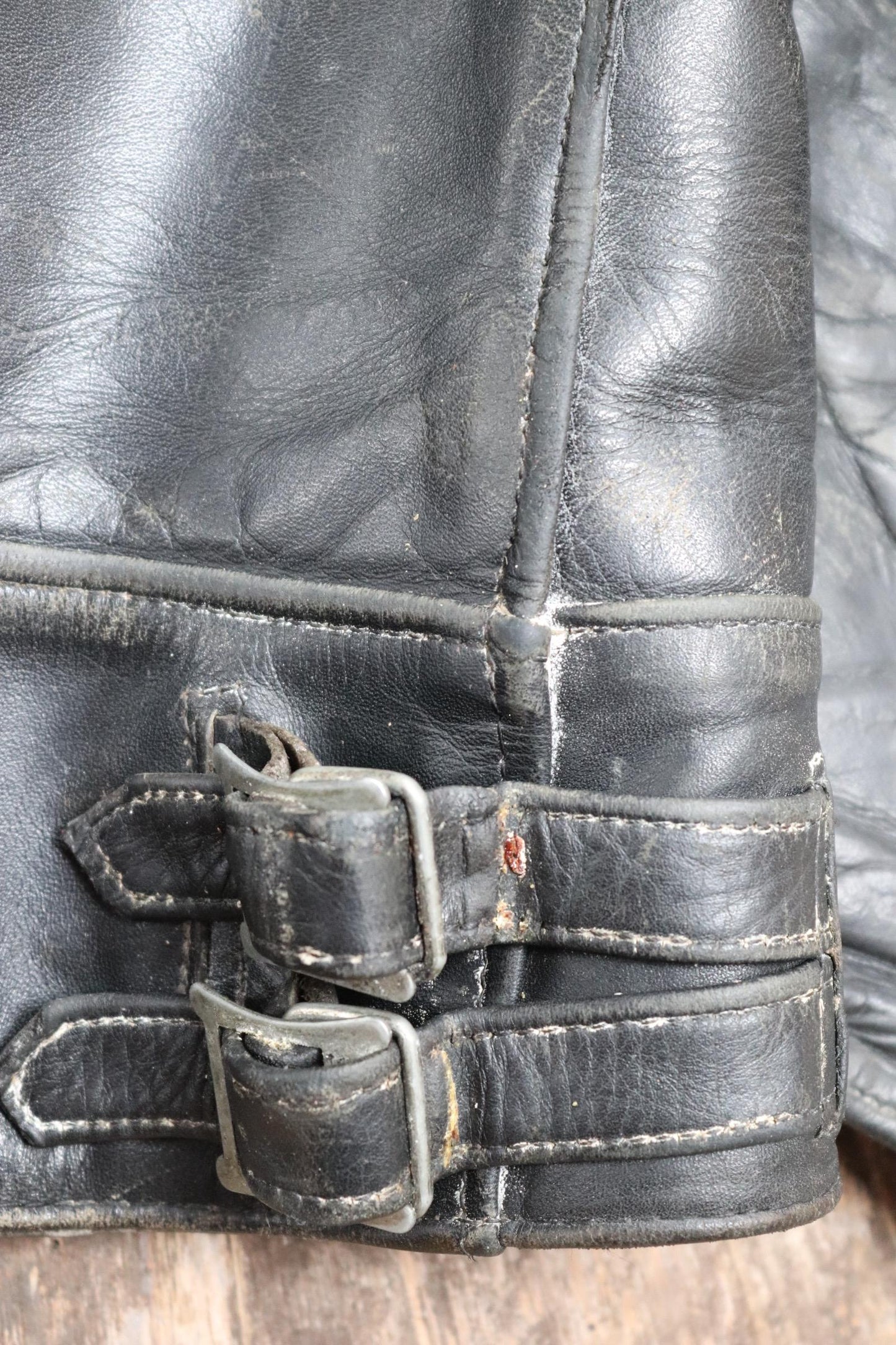 Vintage 1960s Lewis Leathers biker jacket - Super Monza - Aviakit - 40" chest