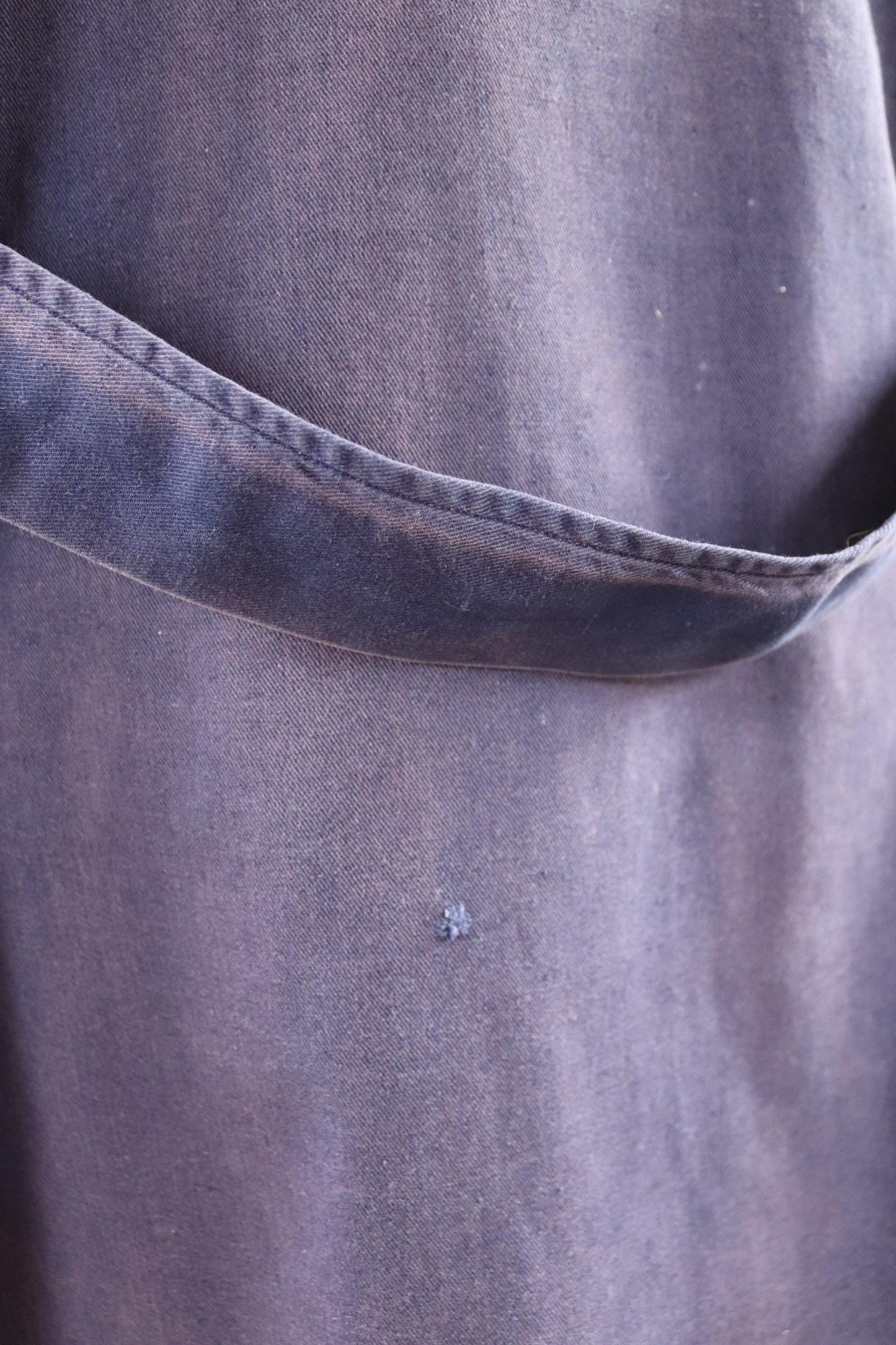 Vintage 1970s French chore coat - faded workwear jacket - 54” chest