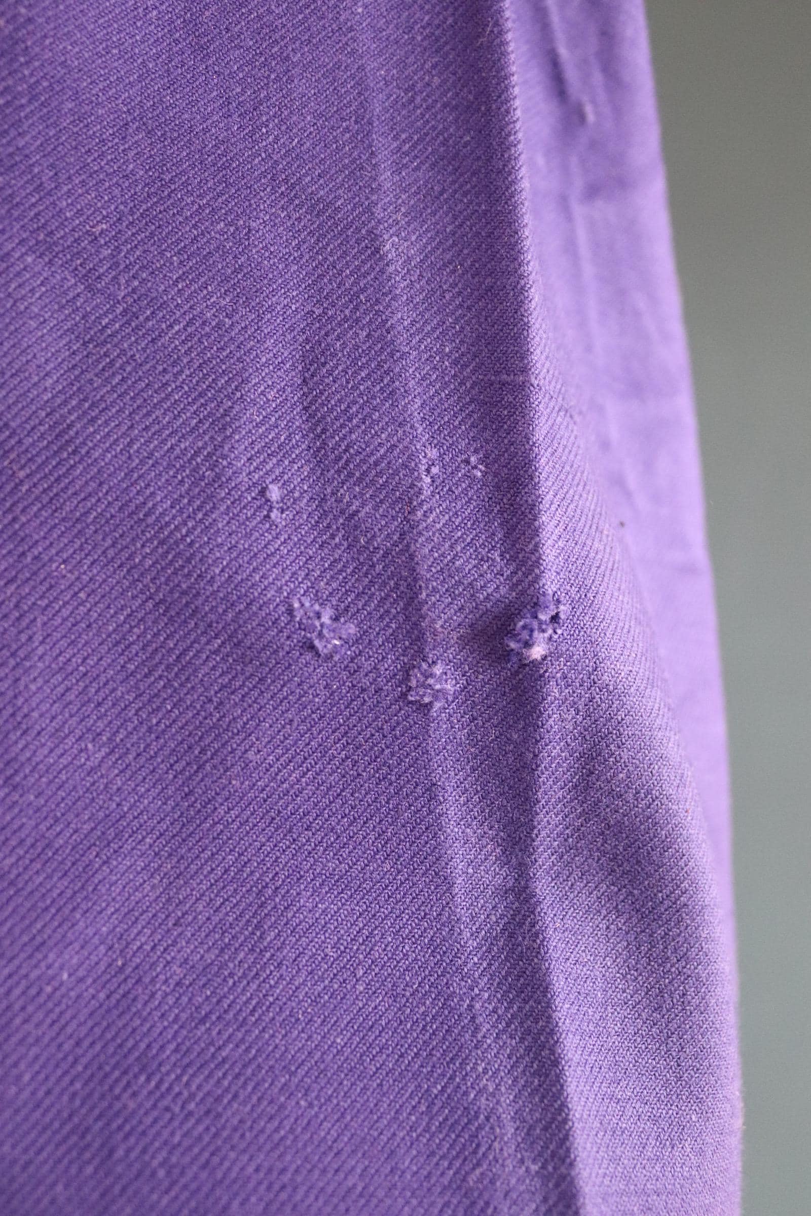 Vintage French workwear jacket - cotton twill chore coat - 43” chest