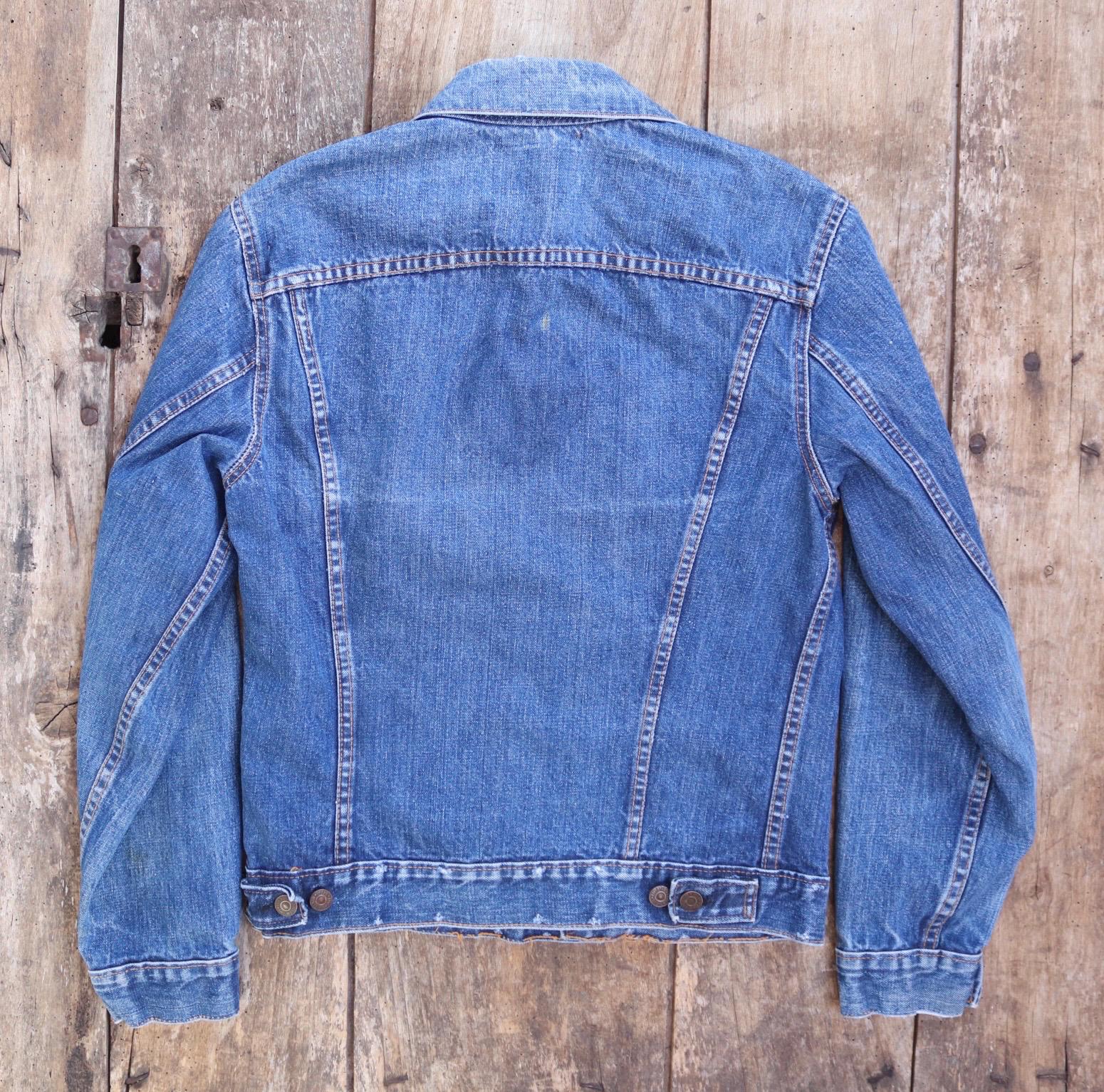 Vintage 1970s Levis big E denim jacket - Levi Strauss red tab - type 3 - trucker workwear - 37” chest