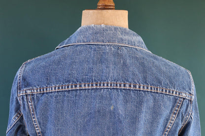 Vintage 1970s Levis big E denim jacket - Levi Strauss red tab - type 3 - trucker workwear - 37” chest