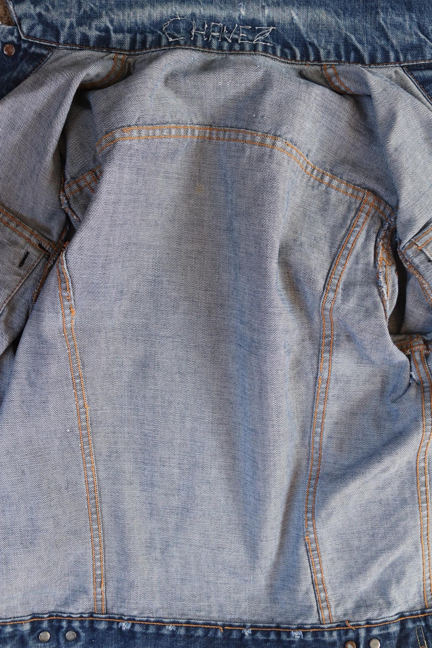 Vintage 1970s Levis big E denim jacket - Levi Strauss red tab - type 3 - trucker workwear - 37” chest