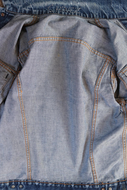 Vintage 1970s Levis big E denim jacket - Levi Strauss red tab - type 3 - trucker workwear - 37” chest