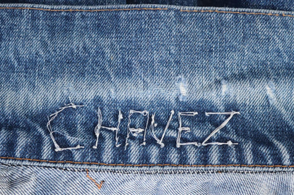 Vintage 1970s Levis big E denim jacket - Levi Strauss red tab - type 3 - trucker workwear - 37” chest