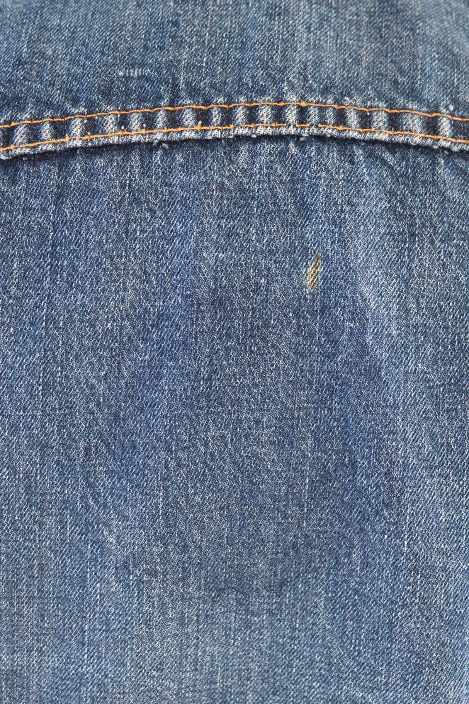 Vintage 1970s Levis big E denim jacket - Levi Strauss red tab - type 3 - trucker workwear - 37” chest