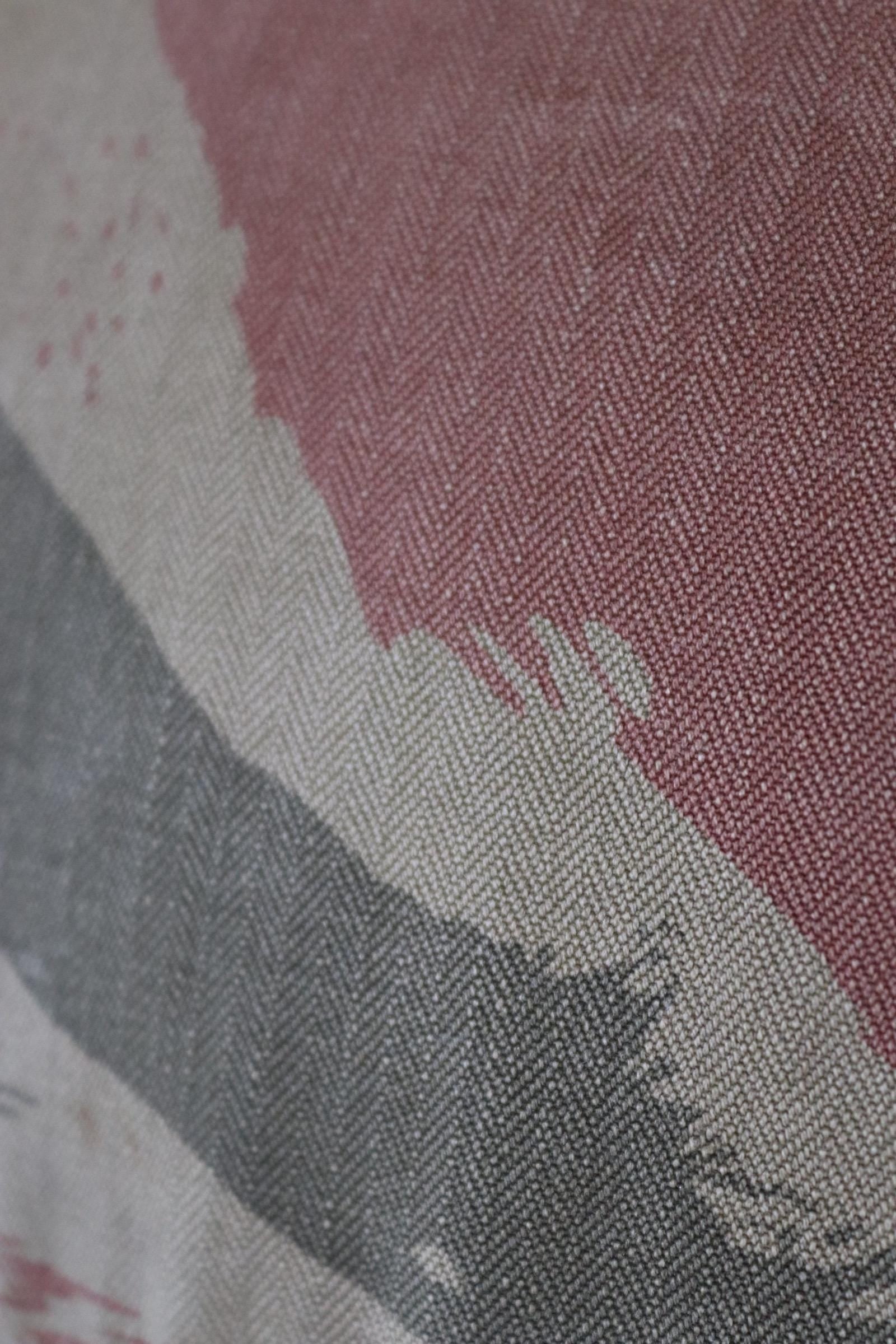 Vintage 1960s French lizard camo jacket - herringbone cotton - military workwear - 50" chest