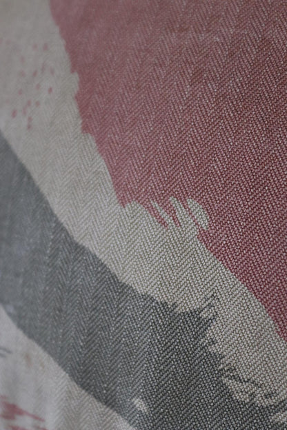 Vintage 1960s French lizard camo jacket - herringbone cotton - military workwear - 50" chest