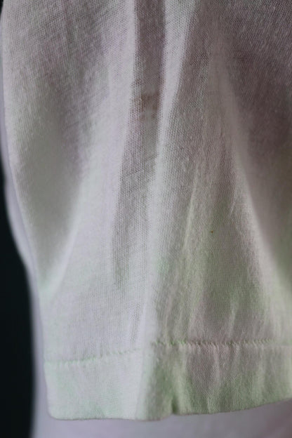 Vintage 1990s peace sign t shirt - tie dye skulls - Fun Wear - 34” chest